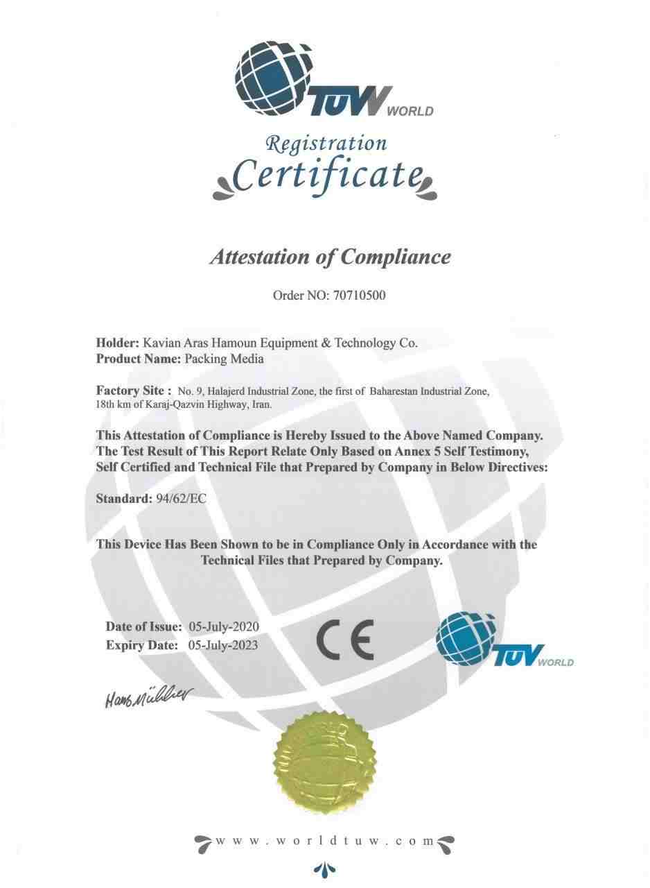 استاندارد پکینگ مدیا کاویان